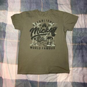 Disney Mickey Mouse Tee - Olive